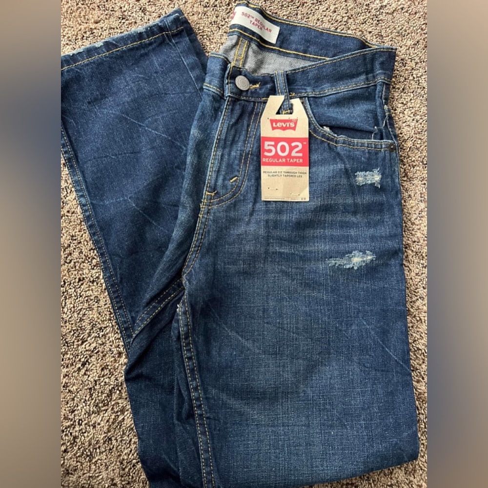 Levi 502- size 14 boys-New With Tags